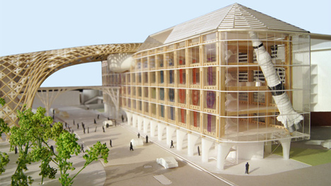 Headquarters for Swatch and Omega by Shigeru Ban