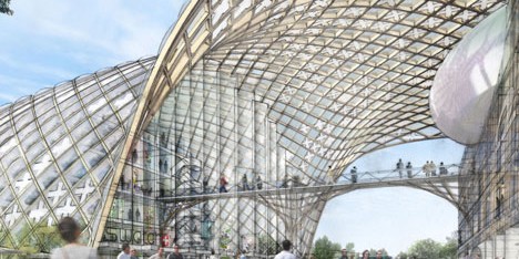Headquarters for Swatch and Omega by Shigeru Ban