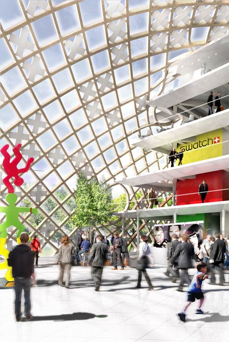 Headquarters for Swatch and Omega by Shigeru Ban