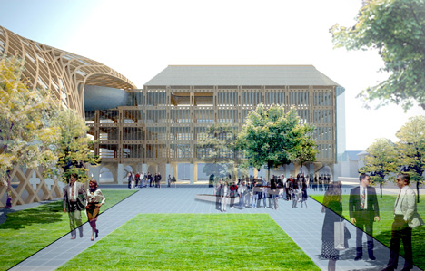 Headquarters for Swatch and Omega by Shigeru Ban