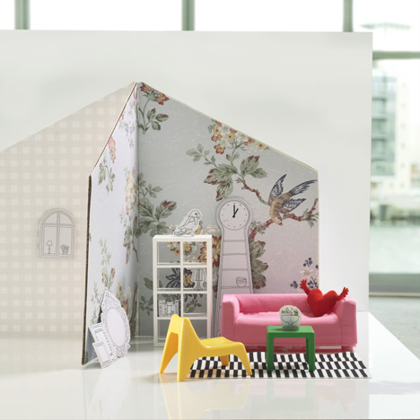 dezeen_Ikea launches furniture for dolls houses_1
