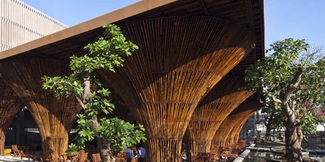 Kontum Indochine Cafe by Vo Trong Nghia Architects