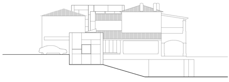 dezeen_KubiKextension-by-GRAS-arquitectos_West-elevation dezeen_KubiKextension-by-GRAS-arquitectos_West-elevation
