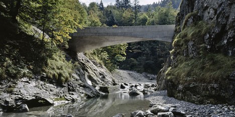 Schanerloch Bridge by Marte.Marte Architects