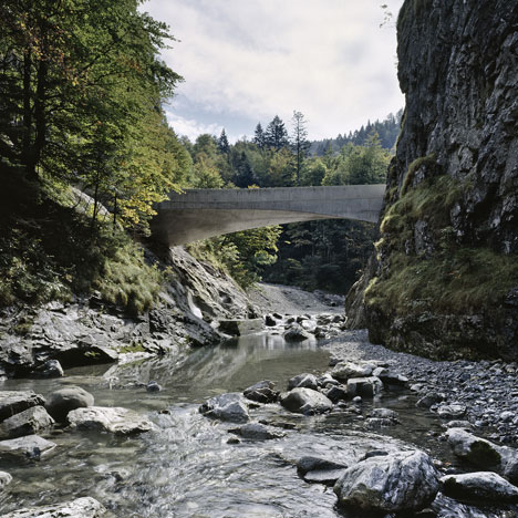 Schanerloch Bridge by Marte.Marte Architects