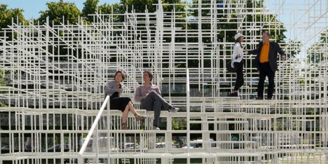 Photos of the Serpentine Gallery Pavilion 2013 by Sou Fujimoto