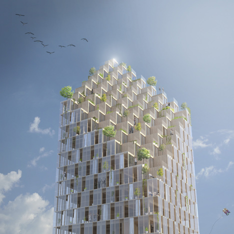 Wooden Skyscraper by C. F. Møller