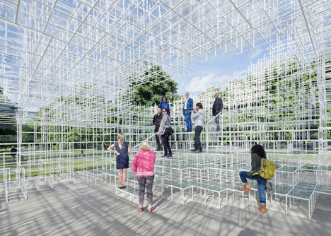 "I tried to create something between nature and architecture"