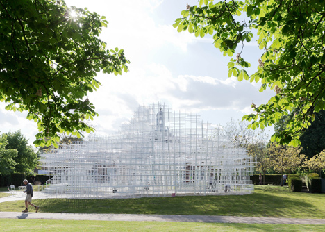 "I tried to create something between nature and architecture"