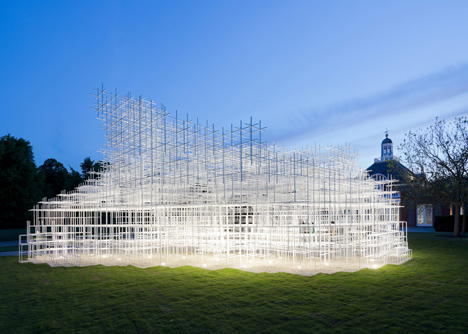 "I tried to create something between nature and architecture"