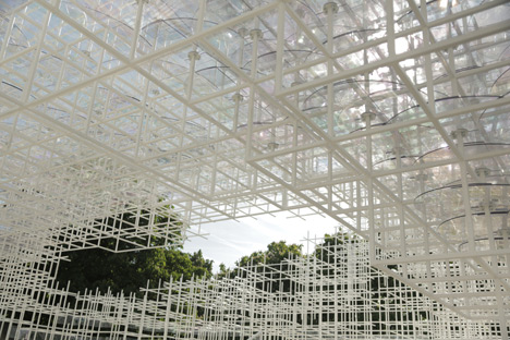 "I tried to create something between nature and architecture"