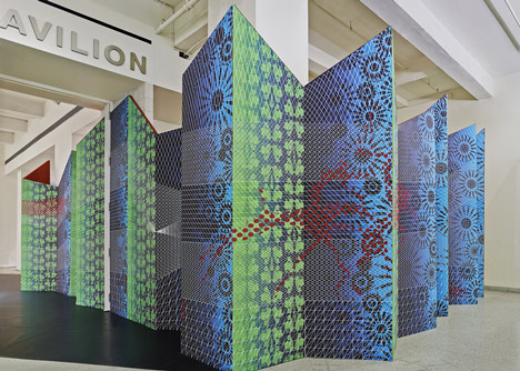 ZIGZAG installation by ISSSStudio