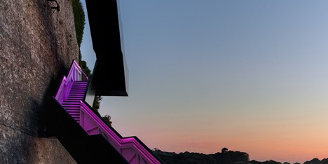 Coast Path Staircase by Gillespie Yunnie Architects