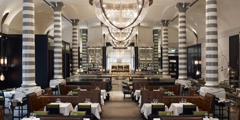Massimo restaurant and oyster bar by David Collins