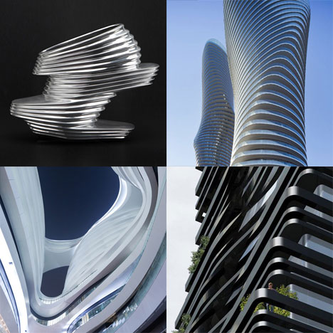 Dezeen archive: striations in architecture and design