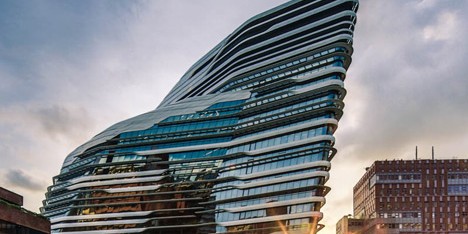 Innovation Tower at Hong Kong Polytechnic University by Zaha Hadid Architects. Image copyright Edmon Leong.