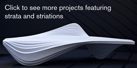 Strata and striations in architecture and design
