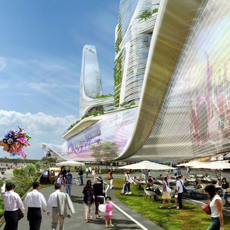 Tongzhou Central Business District by UNStudio