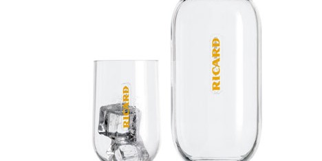 Carafe and glass by Mathieu Lehanneur for Ricard