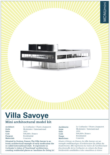 Competition: five Centre Pompidou and Villa Savoye kits to be won