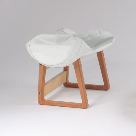 Inflatable furniture by Philipp Beisheim