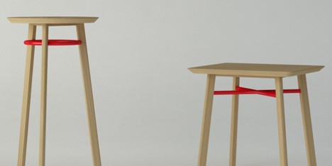 Noughts and Crosses tables by Michael Sodeau for Modus