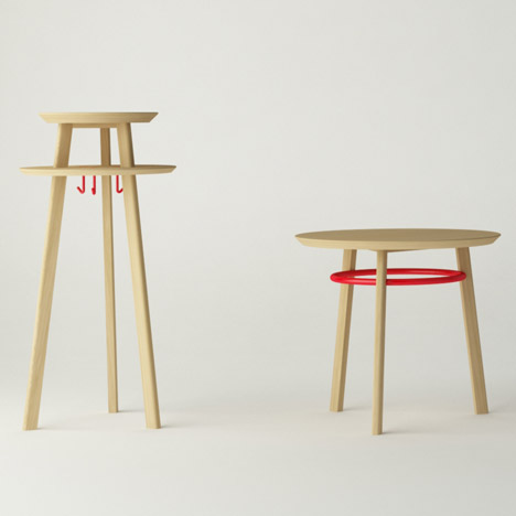 Noughts and Crosses tables by Michael Sodeau for Modus