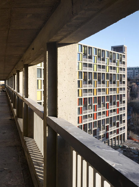 Park Hill Phase 1 by Hawkins Brown and Studio Egret West