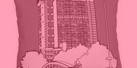 "Cute nostalgia sits strangely with Brutalism"