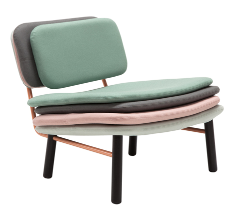 Stack chair by Skrivo based on The Princess and the Pea