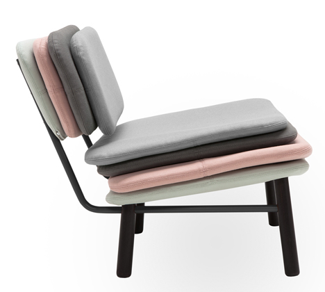 Stack chair by Skrivo based on The Princess and the Pea
