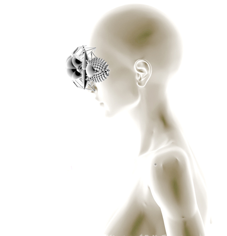The Aesthetic of Fears 3D-printed jewellery by Dorry Hsu