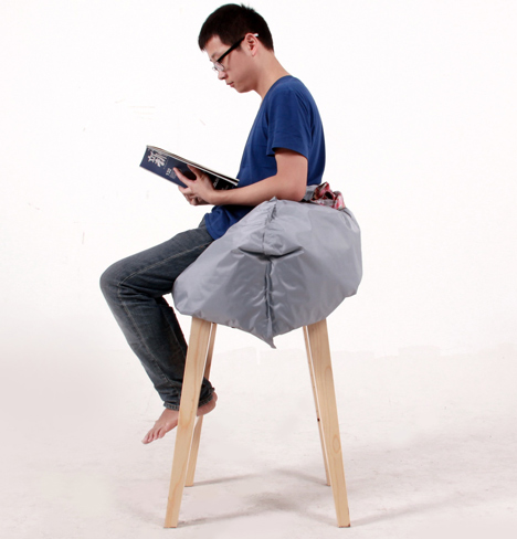 The Holding-breath Chair by Ray Jiao & Yi Wang