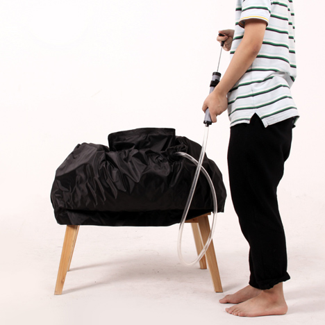 The Holding-breath Chair by Ray Jiao & Yi Wang
