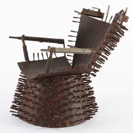 When I get Green by Gonçalo Mabunda at Jack Bell Gallery