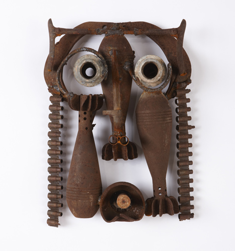 When I get Green furniture made of guns by Gonçalo Mabunda at Jack Bell Gallery