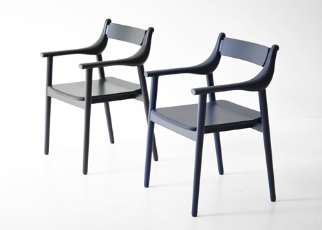 Wooden Bird chair by Jungmo Yang