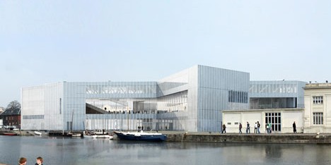 Work starts on OMA-designed library in Caen, France