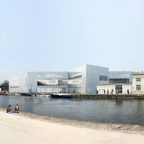 Work starts on OMA-designed library in Caen, France