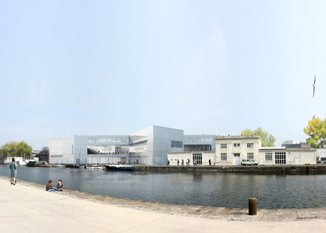 Work starts on OMA-designed library in Caen, France