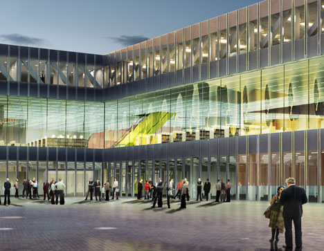 Work starts on OMA-designed library in Caen, France