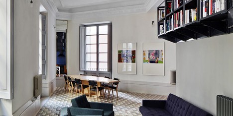Dezeen archive: floor tiles in Barcelona apartments