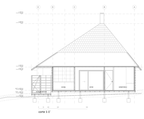 Hijuela El Durazno Caretaker's House by emA Hijuela El Durazno Caretaker's House by emA