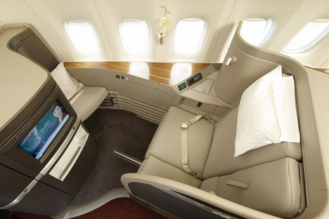 Foster + Partners designs first-class cabin for Cathay Pacific