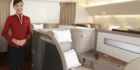 Foster + Partners designs first-class cabin for Cathay Pacific