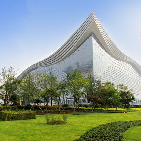 New Century Global Center opens in China