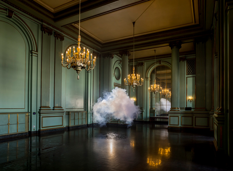 Nimbus Green Room by Berndnaut Smilde