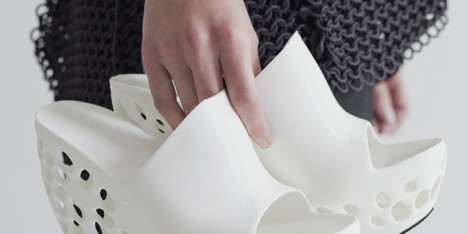 3D printed shoes by Janne Kyttanen for Cubify