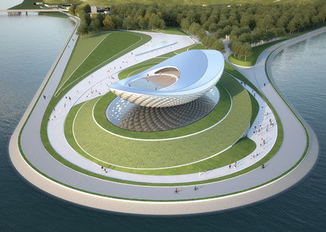 ARC River Pavillion by Asymptote