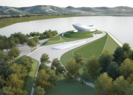 ARC River Pavillion by Asymptote